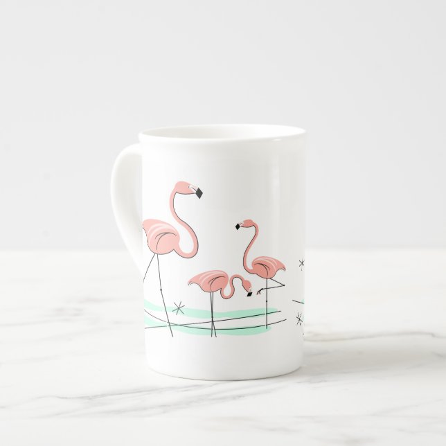 Flamant rose Ocean Trio 2 os chine mug (Devant gauche)