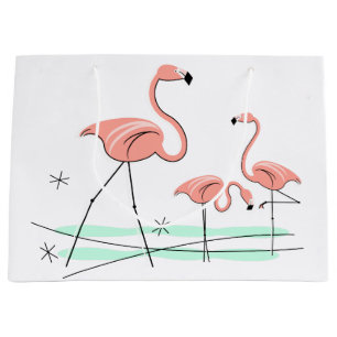 Flamant rose Ocean Trio 2 sac cadeau grand