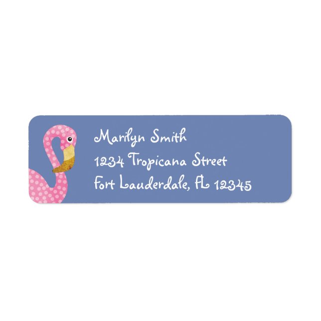 Flamant rose point rose mignon (Devant)