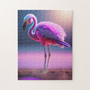 Flamant rose ROSE ART JIGSAW PUZZLE