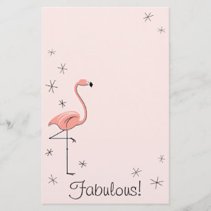 Flamant rose Rose Fabrique! papeterie