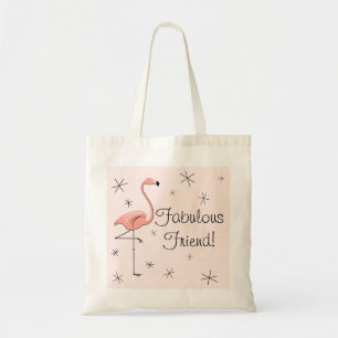 Flamant rose rose 'Fabulous Friend' sac fourre-tou