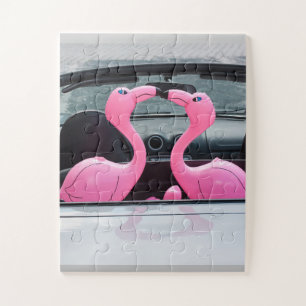 Flamant rose ROSE INFLABLES KISSER JIGSAW PUZZLE