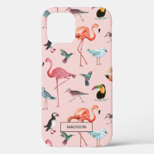 Flamant rose tropical été   COQUE IPHONE