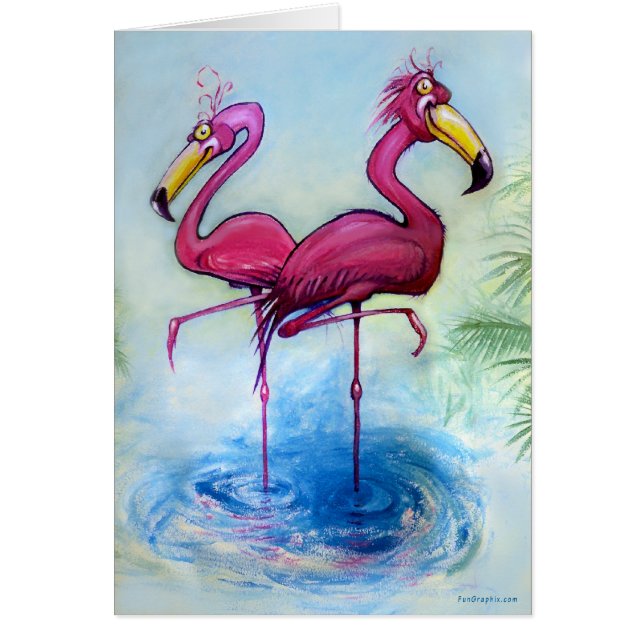 Flamants roses (Devant)