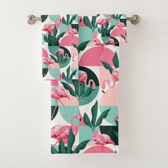 Flamants roses Abstraits (En situation)
