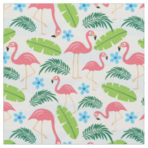 Flamants roses en tissu Paradise