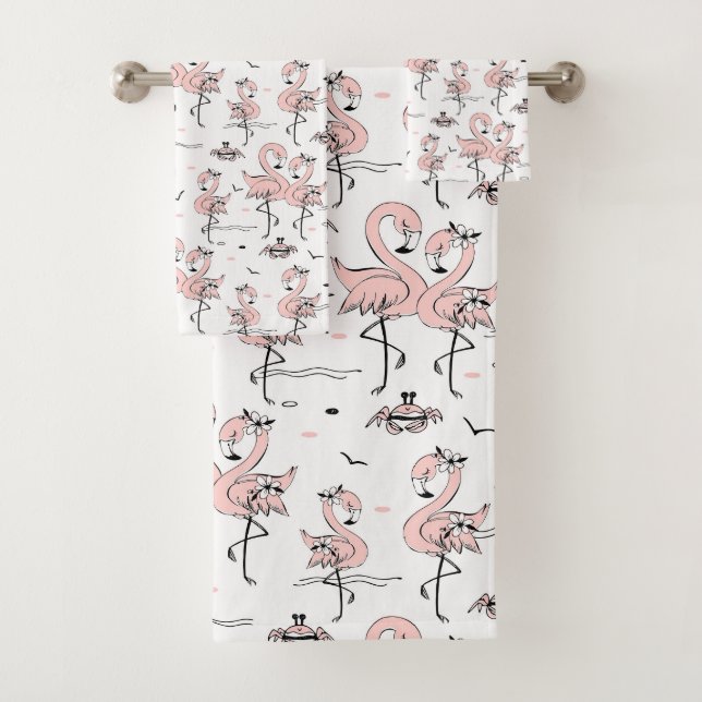 Flamants roses et crabes (En situation)