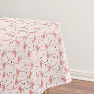 Flamants roses Nappe rose