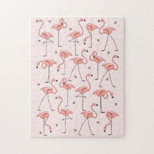 Flamants roses Pink puzzle