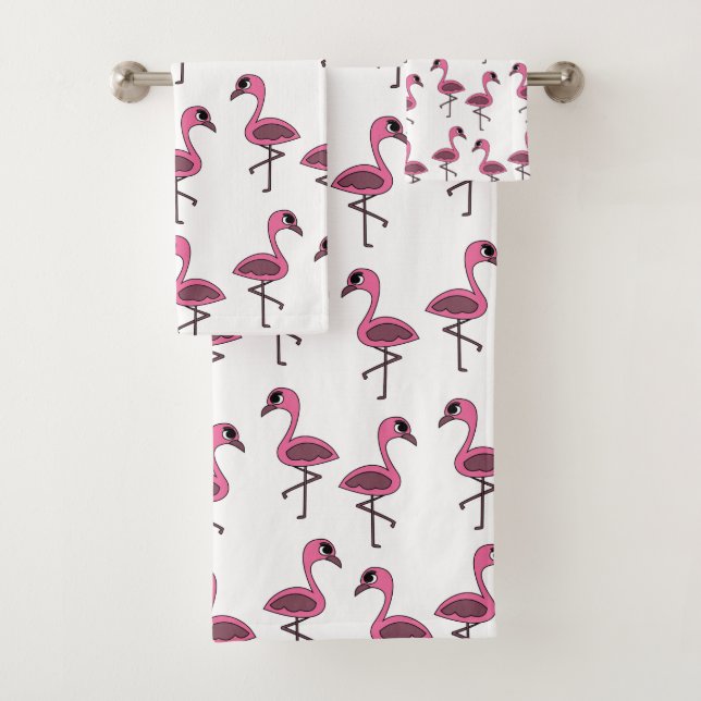 Flamants roses roses été Tropical (En situation)