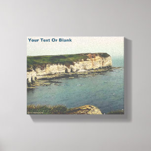 Flamborough Head Chalk Cliffs Canvas Print