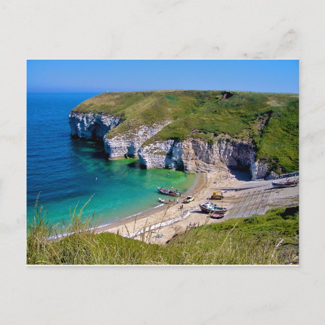 Flamborough, North Landing Postcard (Front)