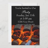 Flame fire invite