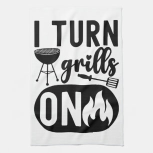 Flame & Flavour: Culinary Passion Kitchen Towel