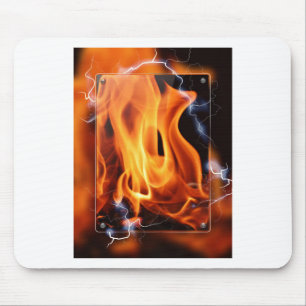 Flame-focus Mouse Pad