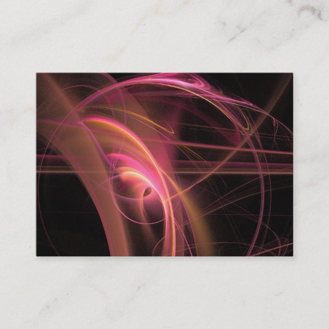 Flame Fractal 03 Business Card (Front)