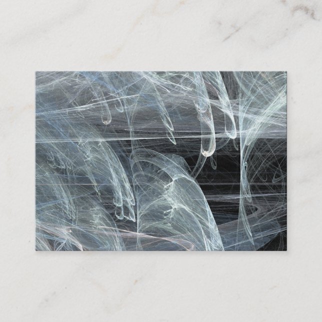 Flame Fractal 05 Business Card (Front)