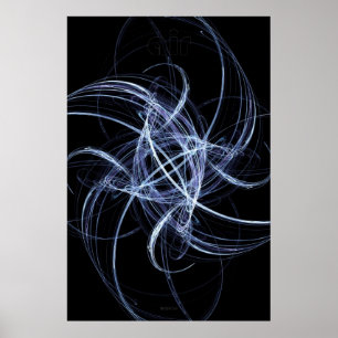 flame fractal: air poster