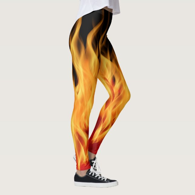Flame Fusion Leggings: Ignite Your Style Leggings (Right)