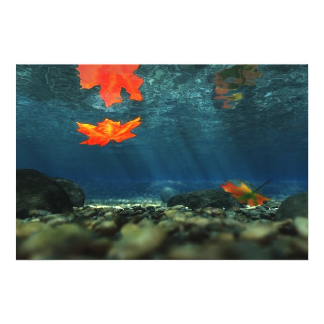 Flame in the Water Photo Print (Front)