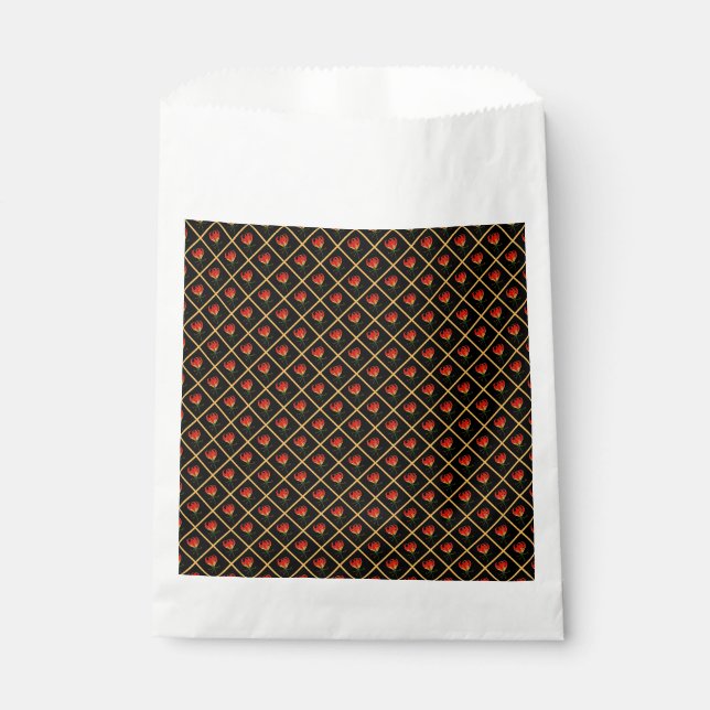 Flame Lily Gloriosa Favour Bag (Front)