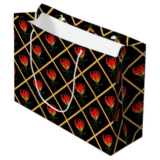 Flame Lily Gloriosa Large Gift Bag