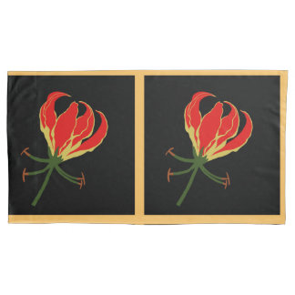 Flame Lily Gloriosa Pillowcase