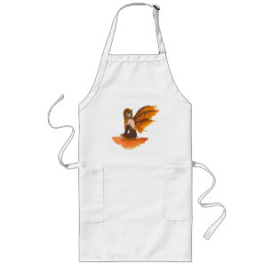 Flame Long Apron