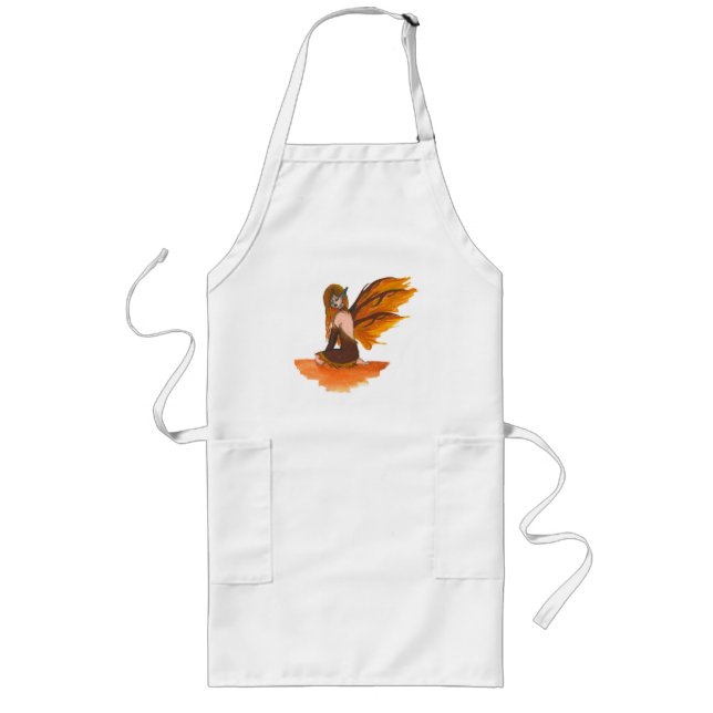 Flame Long Apron (Front)