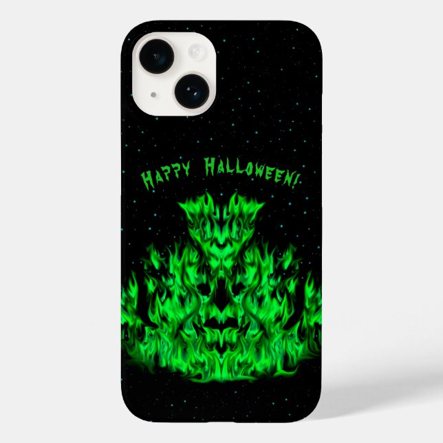 Flame Monster in The Starlight Sky Case-Mate iPhone Case (Back)