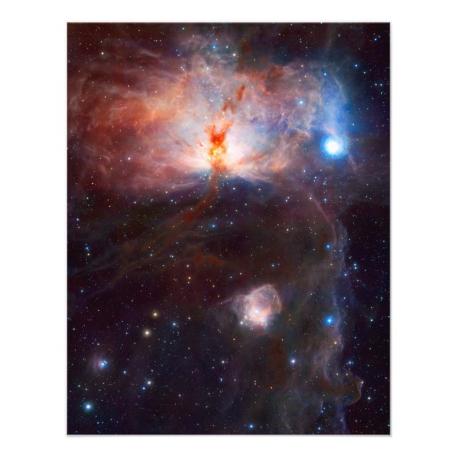Flame Nebula Space Astronomy Photo Print (Front)