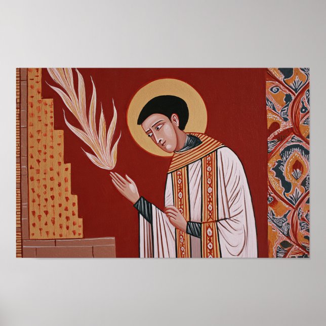 Flame of Faith – Saint Peter Damian Poster (Front)