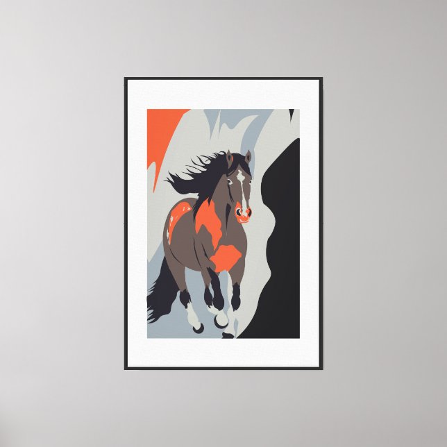 Flame of Motion Canvas Print (Front)