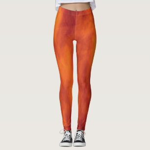Flame Orange Leggings