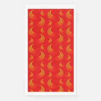 Flame paper napkin