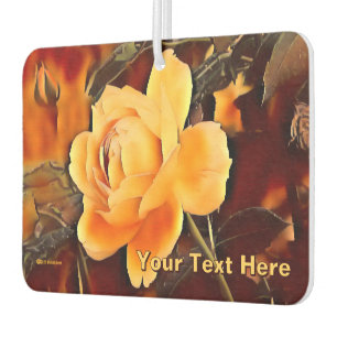 Flame Rose Air Freshener
