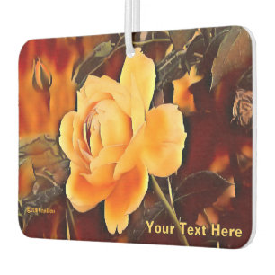 Flame Rose Air Freshener