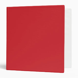 Flame Scarlet Red Binder