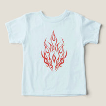 Flame Spirit Face | Tribal Fire Silhouette Art