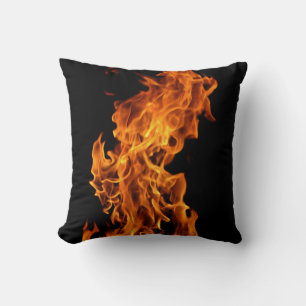 Flame Throw Pillow