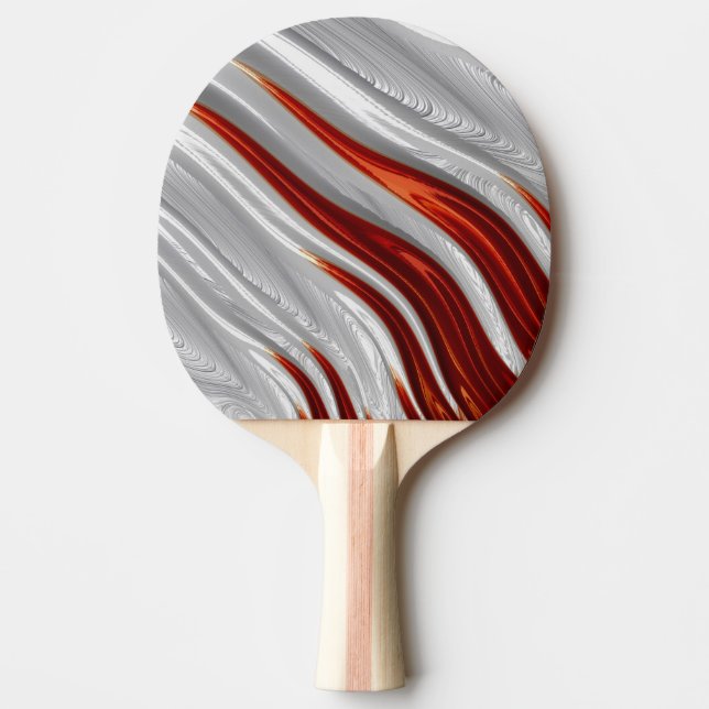 ~ FLAME THROWER ~ Original Fractal ~ Ping Pong Pad Ping Pong Paddle (Front)