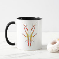Flame Tribal Deer Skull Hunting Design