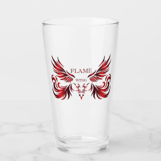 Flame Wing Drinkware Glass