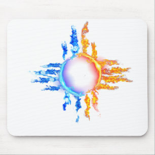 Flame Zia Mouse Pad