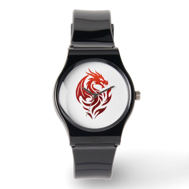 Flameborn Dargon Pact logo Watch (Front)