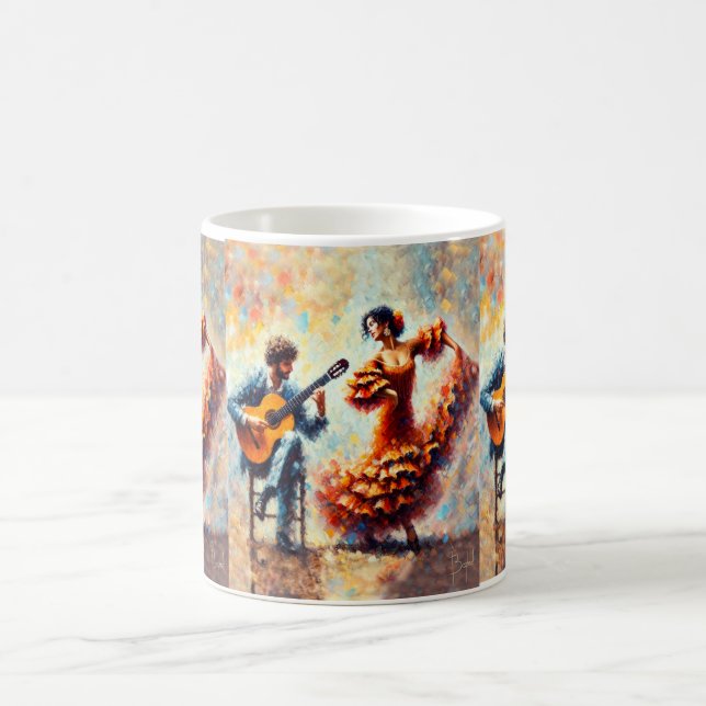 Flamenco Dance Coffee Mug (Center)