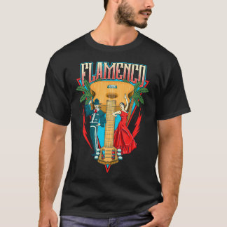 Flamenco Dance Spanish Dancing Fun Music Guitar T-Shirt