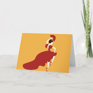 Flamenco Dancer Card