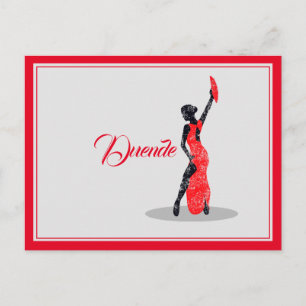 Flamenco Dancer Duende Postcard